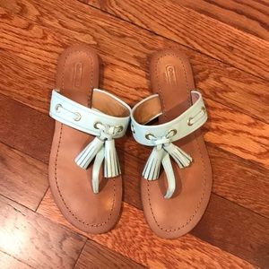 Coach leather sandals